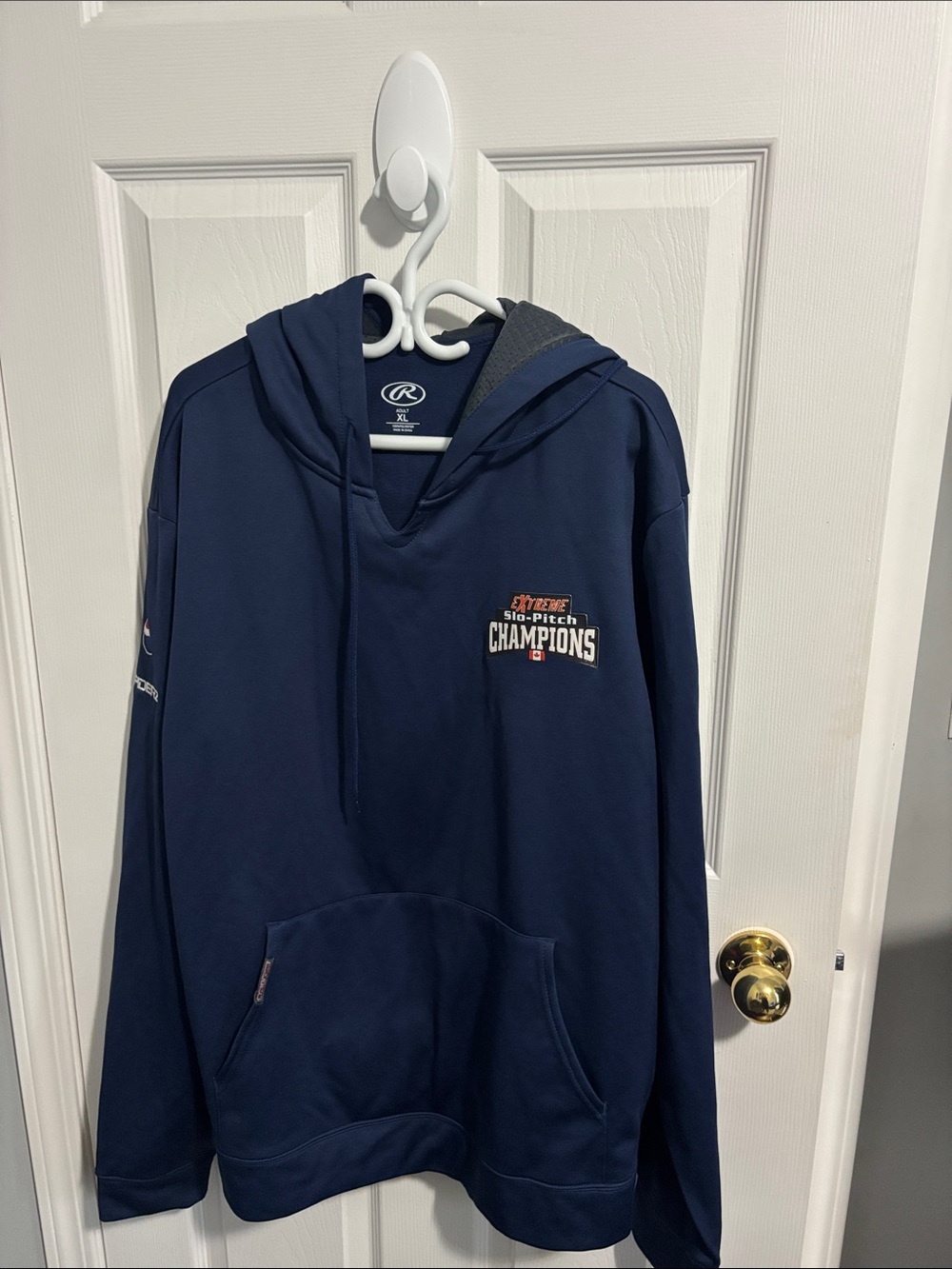 Rawlings Navy Blue 'Champions' Hooded Pullover